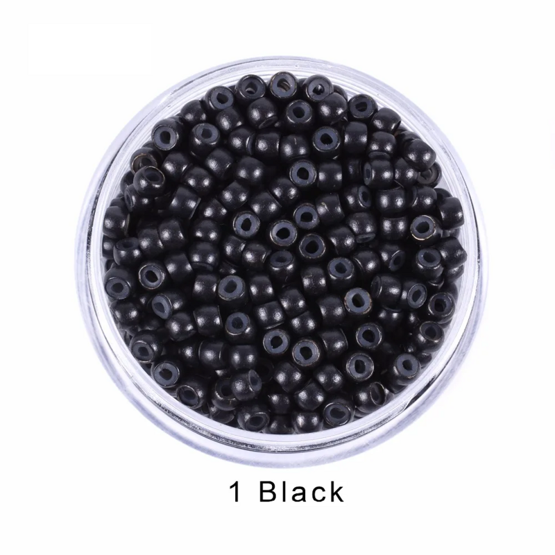 500 Pcs 3.0mm Silicone Nano Rings for Nano Rings Tip Remy Human Hair Extensions 7 Colors Optional