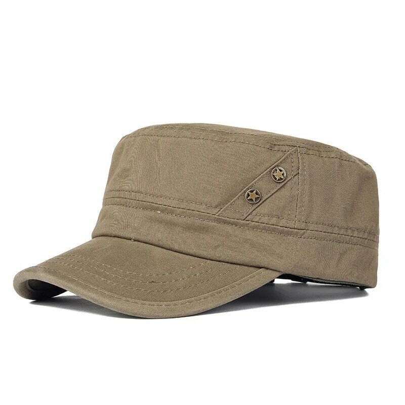 หมวกเบสบอลผู้ชายหมวกกองทัพฤดูใบไม้ผลิฤดูร้อนป้องกันแสงแดดอุปกรณ์เสริมฮิปฮอปเดินป่ากลางแจ้งกีฬา