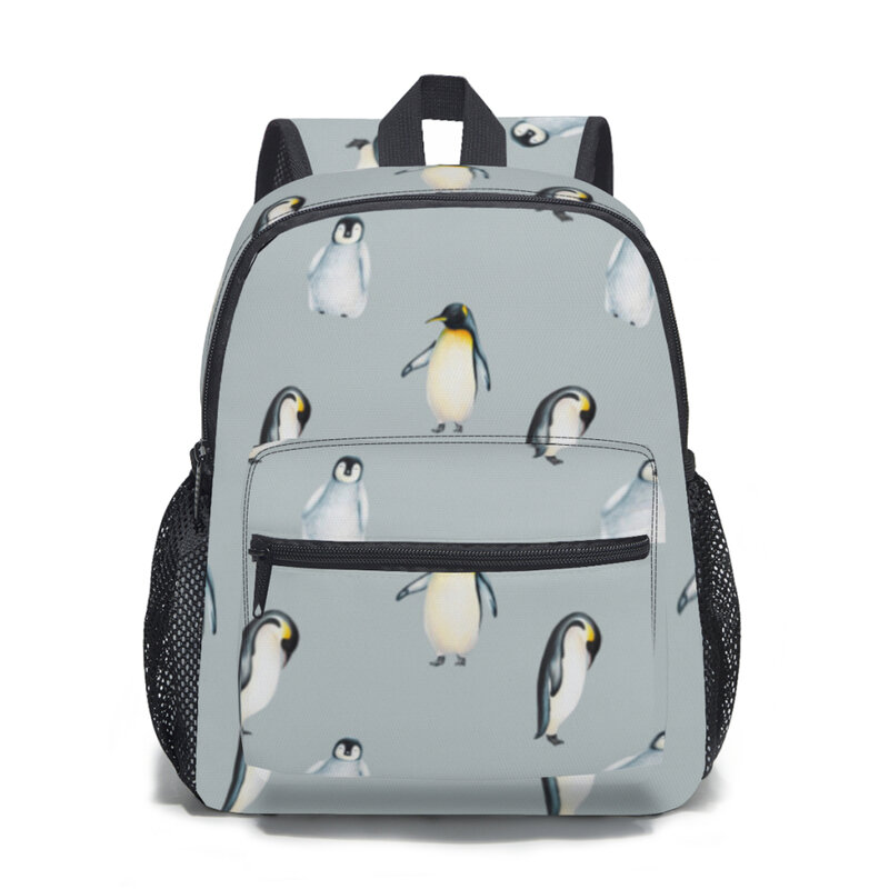 Mochila familiar de pingüino para bebé, bolsa escolar para niños, guardería