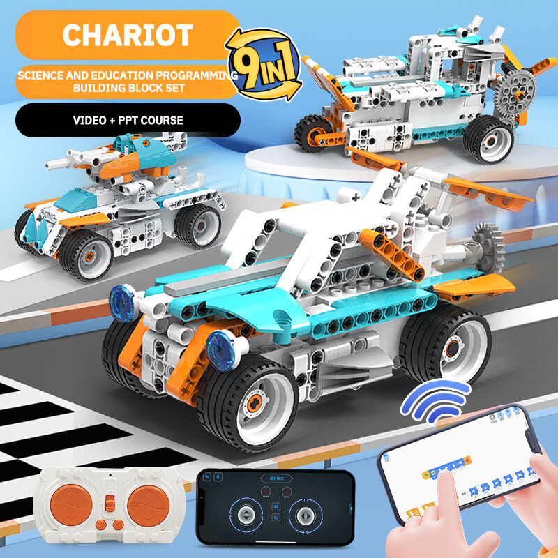 2024 New Technical Wedo 2.0 Core Set City Technical Building Blocks Diy Electronic Kit/Programming Car Kit Kids Toys