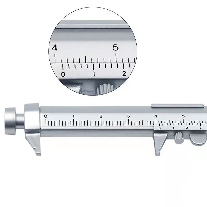 Stylo à bille multifonction 0.5mm, 10 pièces, stylo à bille, Vernier, à roulettes, outils portables, papeterie