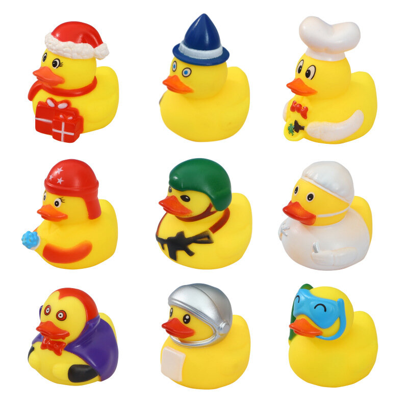 Экзотические Резиновые Игрушки для ванны, утки-поплавки, утки, детская игрушка для ванны в душе, детские подарки для малышей, мальчиков и девочек