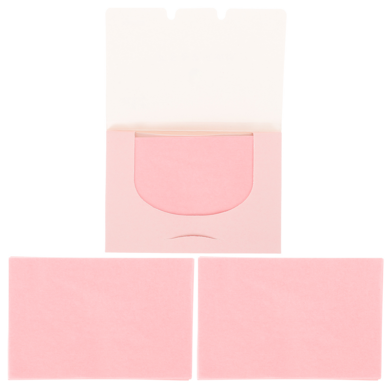 300pcs Oil Blotting Sheets Oil Absorbent Paper Facial Sucking Oil Tissues Face Oil Control Paper (Aloe Fragrance 3 Boxes)