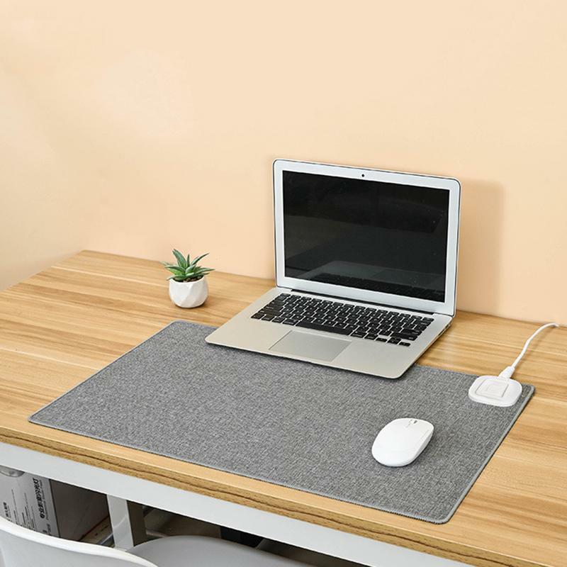 Tappetino per Mouse elettrico termico tappetino da tavolo riscaldato grande tappetino per Mouse riscaldante invernale caldo scaldamani per tastiera da scrivania per Computer da ufficio