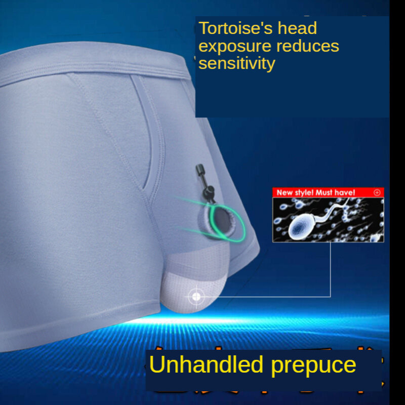 Forekin – sous-vêtements de séparation, correcteur de surlongueur, pistolet à œufs, support scrotum, antibactérien, non chirurgical