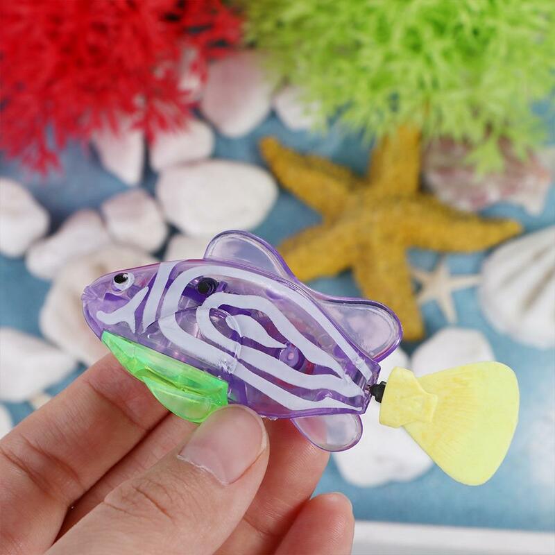 Electric Fish Interactive Toy para Crianças, Brincar Indoor, Luz LED, Brinquedos de banho do bebê, Peixe de natação, Gato do verão