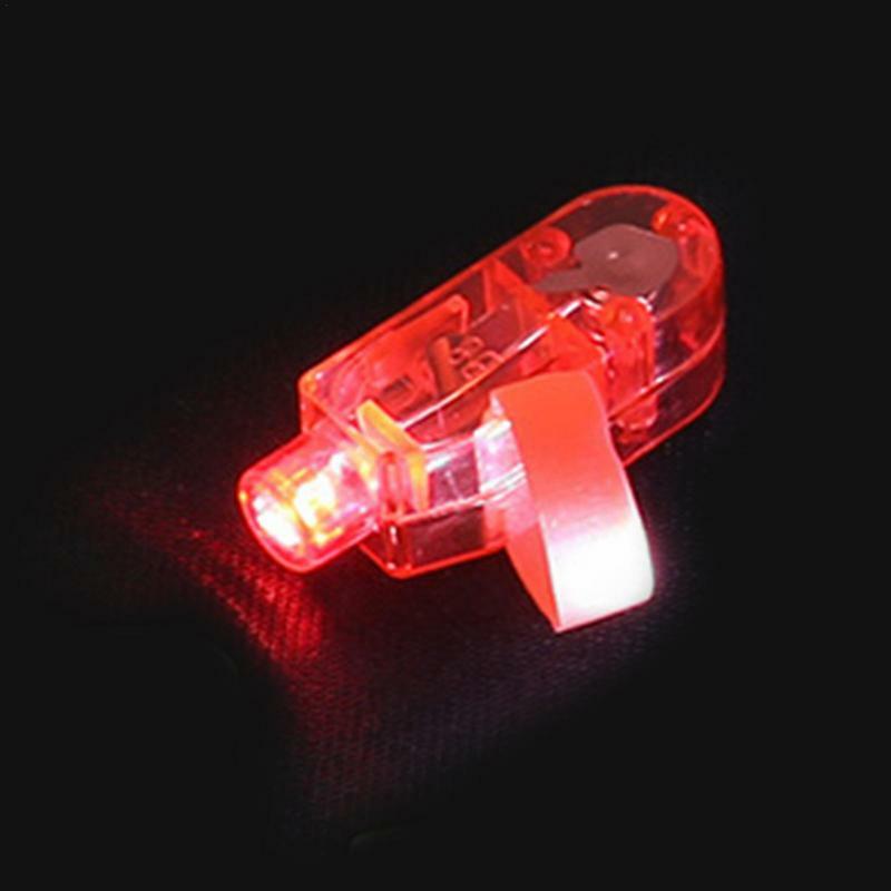 Latarki LED światełka na palec świecące palce dla dzieci materiały urodzinowe zabawki Rave Laser
