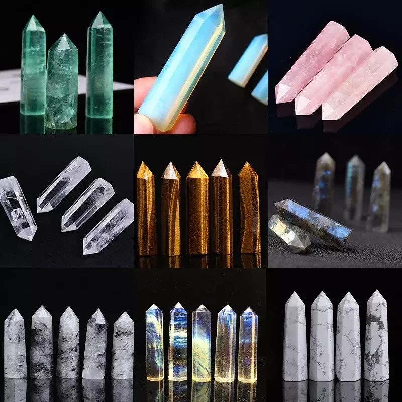 Natürliche Kristall Punkt Energie Spalte Obelisk Hand Poliert Sehr Schöne Edelstein Proben Mineralien DIY Geschenk Hause Dekoration