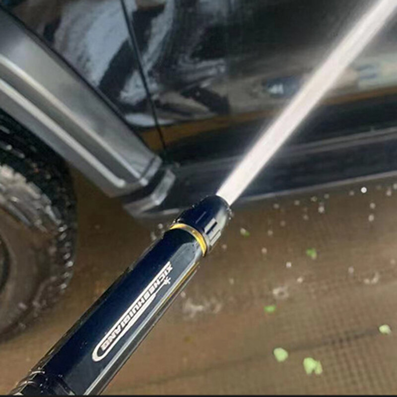 Pistola de água de lavagem de carro ajustável Alta pressão Arruela de metal Bico reto Aspersor para ferramenta de lavagem de carro
