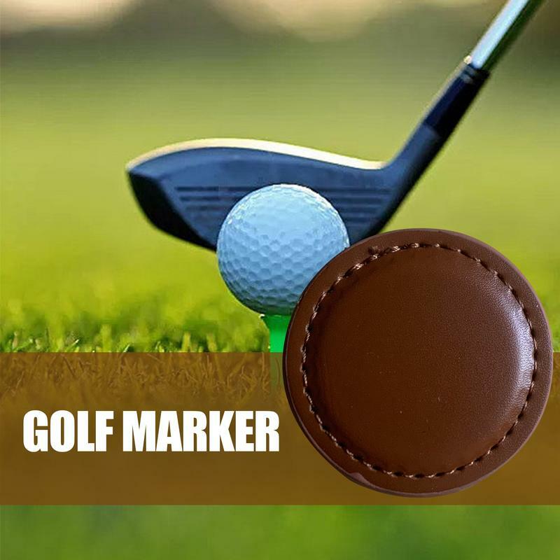 Marcatore di posizione da Golf marcatore di posizione da Golf rotondo marcatori magnetici portatili per palline da Golf compatti per sacca da Golf da competizione di Golf