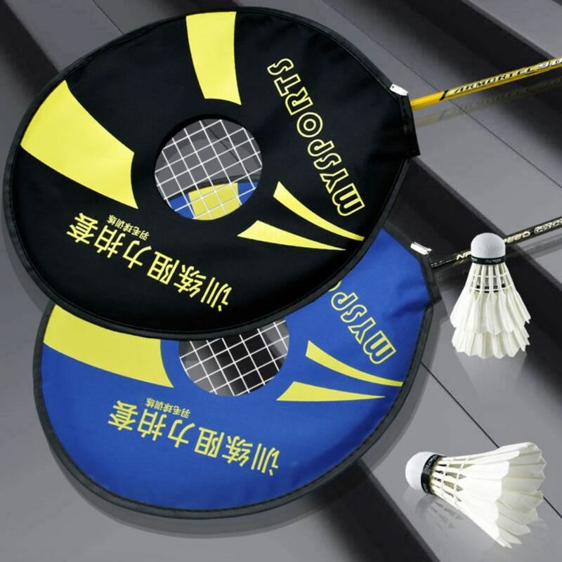 Black Blue Badminton Racket Resistance Cover Durable Canvas Accessories Strength Exerciser Training Professional Racquet Sleeves