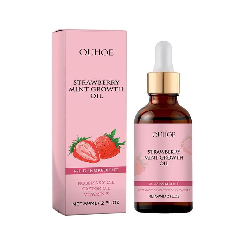 Strawberry Oil Repair Hairs Damaged Split Care Treatment Strengthening Moisturizing Ends Smooth Oil Hair Dry No N1U3