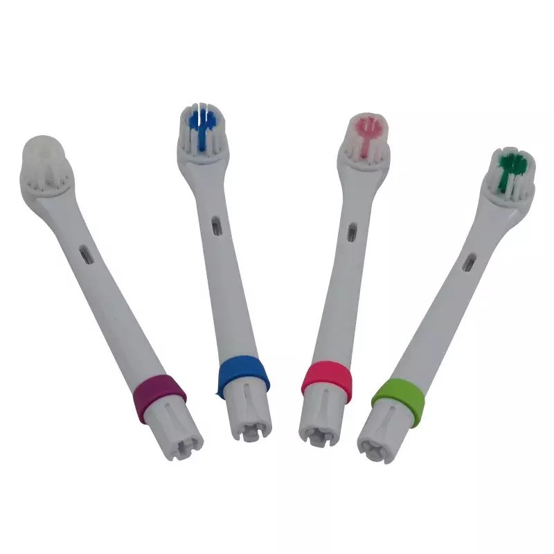 4 buah/pak kepala sikat gigi listrik 4 bulu lembut paket netral jenis rotasi TERBAIK kepala sikat gigi listrik gratis pengiriman