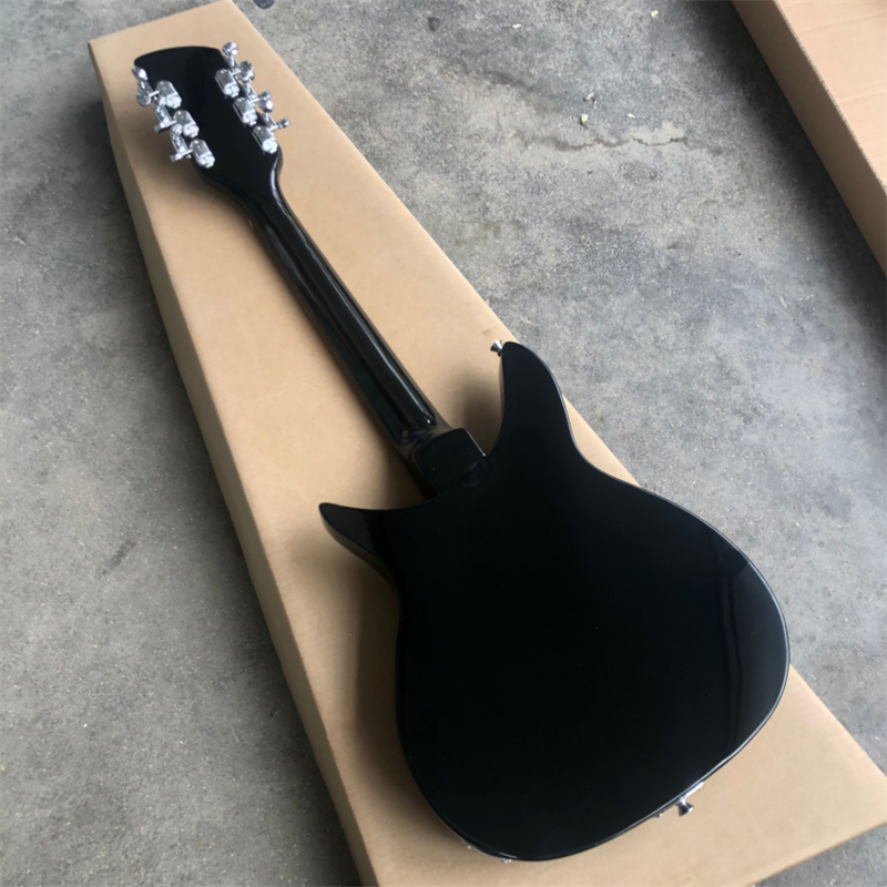 12 string Rick 325 electric guitar black, free shipping wholesale and retail all colors are available