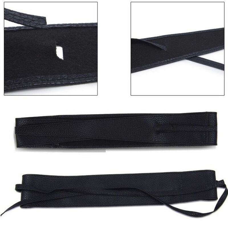 Cinturón de cuero con lazo para mujer, cinturón ancho de abrigo Simple, corsé de diseñador de marca de lujo