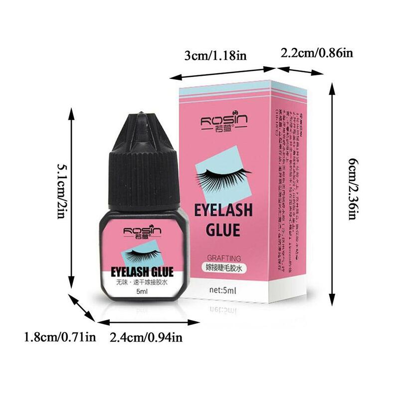 5pcs Eyelashes Extension Glue Waterproof Lasting Grafting Lashes Glue Quick Drying Adhesivee Irritant Women Makeup Tools 5ml