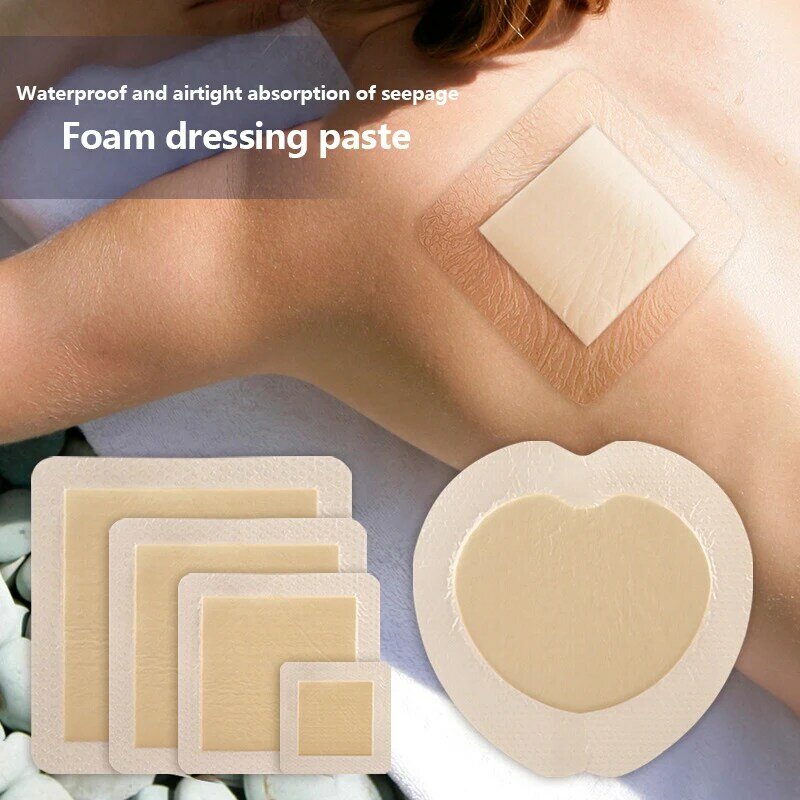 Dressing Wound Patch Silicone Gel Foam Sponge Gel Dressing Waterproof Medical Self-adhesive Wound Moisture Healing S/M/L/XL/XXL