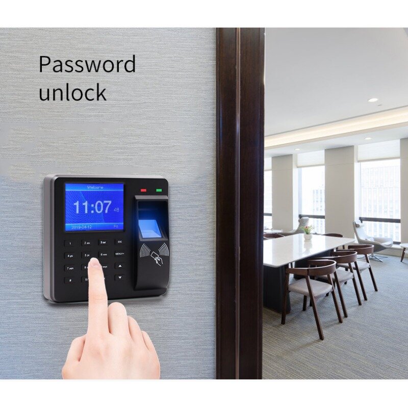 Finger abdruck Smart ID-Karte Identifikation Passwort Sperre Anwesenheit Maschine Anwesenheit Finger abdruck Rekorder Englisch koreanische Wiegand