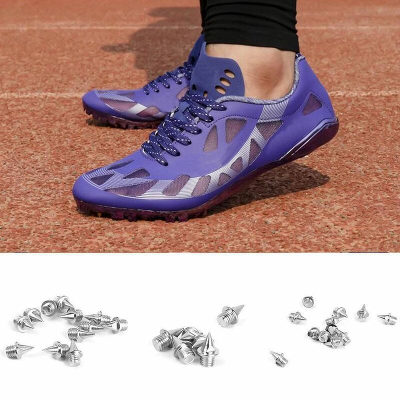 Track Field Shoe Spikes, Spikes De Aço Resistente Ao Desgaste, Impressão Cross Country, 16Pcs