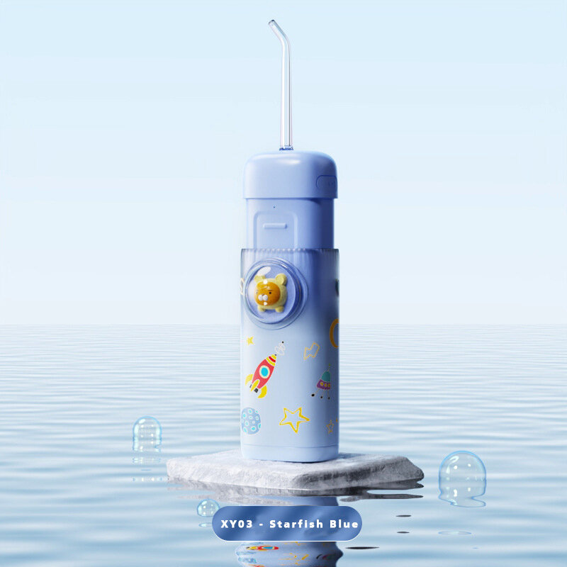Flusher dentale per bambini portatile Mini elettrico intelligente detergente dentale strumento per filo interdentale in pietra dentale