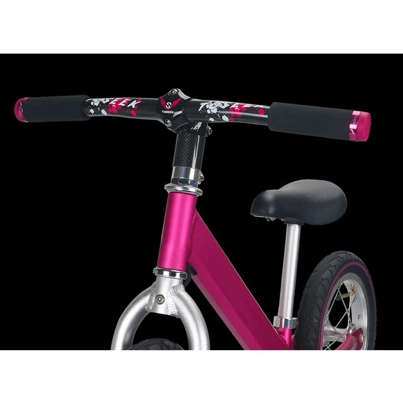 TOSEEK Full Carbon Lenker 25,4mm Balance Rutsche Roller Push-Bike Fahrrad Lenker Gerade/Kurve Griff Bike Teile