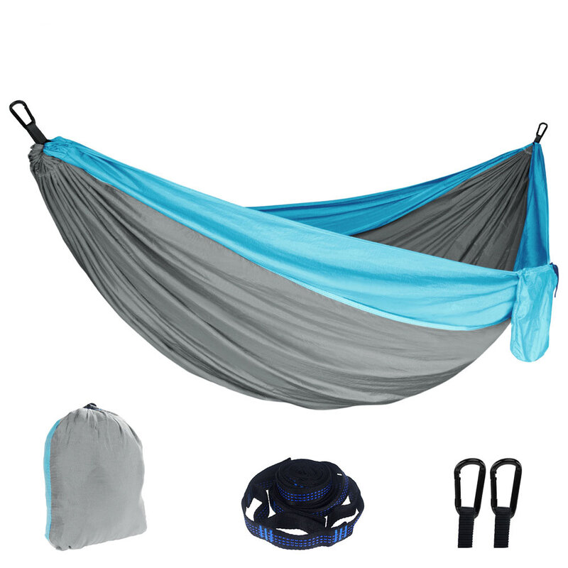 Hamac léger portable, lit-balançoire de couchage, camping en plein air, randonnée, voyage, sac à dos, loisirs