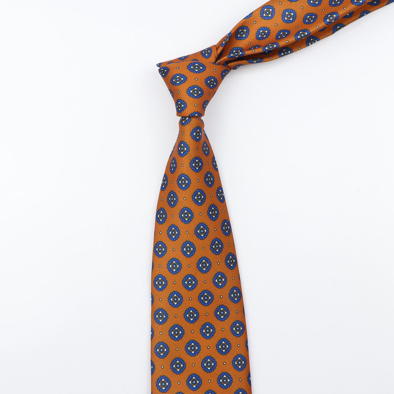 Nuova cravatta di seta morbida da uomo creativa Graffiti chimica fisica animale cravatta usura quotidiana cravatta regalo festa di nozze d'affari
