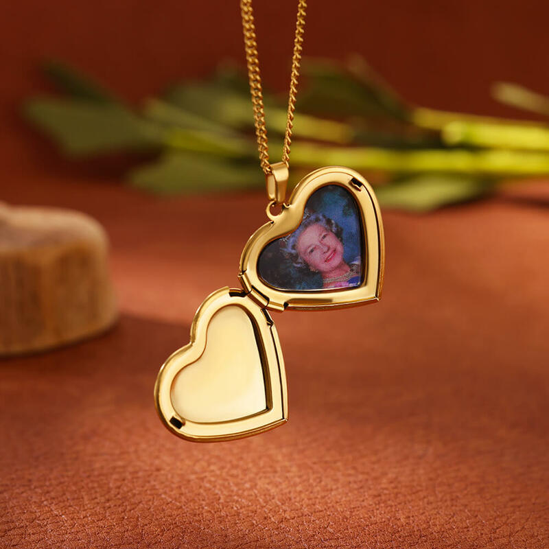 Женское Ожерелье из нержавеющей стали с изображением большого сердца