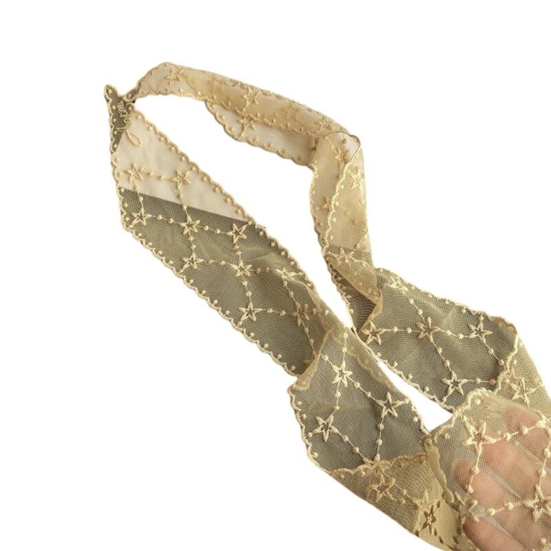 Q0KE-Pañuelos étnicos encaje para niña, bandana para pañuelo elegante, tocado, adorno para cabeza