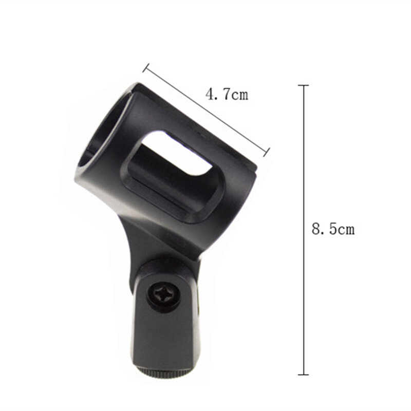 Duurzame Plastic Microfoon Clip Klem Draadloze Handheld Houder Adapter Standaard Draad Microfoon Draaibare Beugel Clip Microfoon Clip