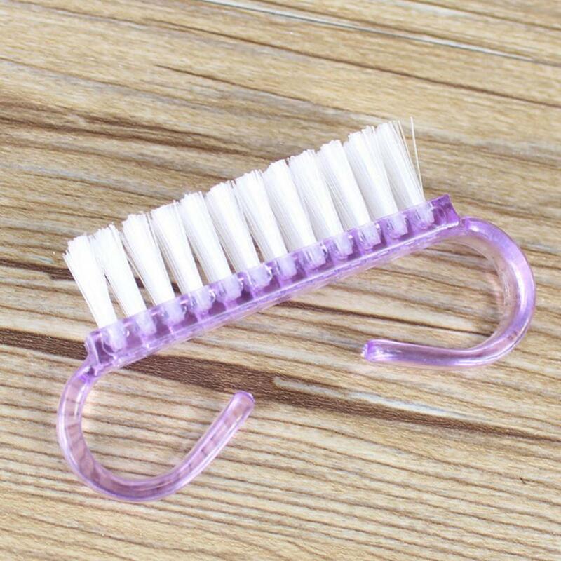 Nail Art Brush Portable Trumpet Horn Handle Nail Art Dust Cleaning Brush Manicure Pedicure Tool