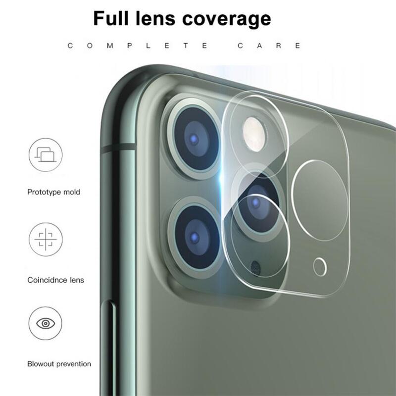Protetor de tela do telefone anti-impressão digital película protetora vidro temperado lente traseira lente de vidro da câmera para ixs xr x 11 pro max
