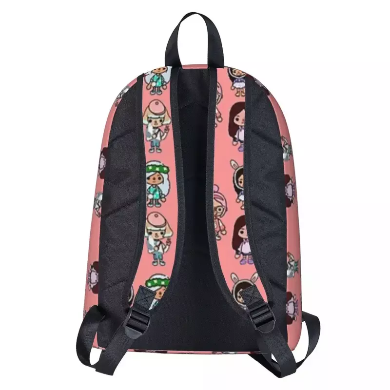 Детские счастливые рюкзаки Toca, сумка для книг для мальчиков и девочек, школьная сумка для учеников, детский мультяшный рюкзак, рюкзак для ноутбука, сумка на плечо