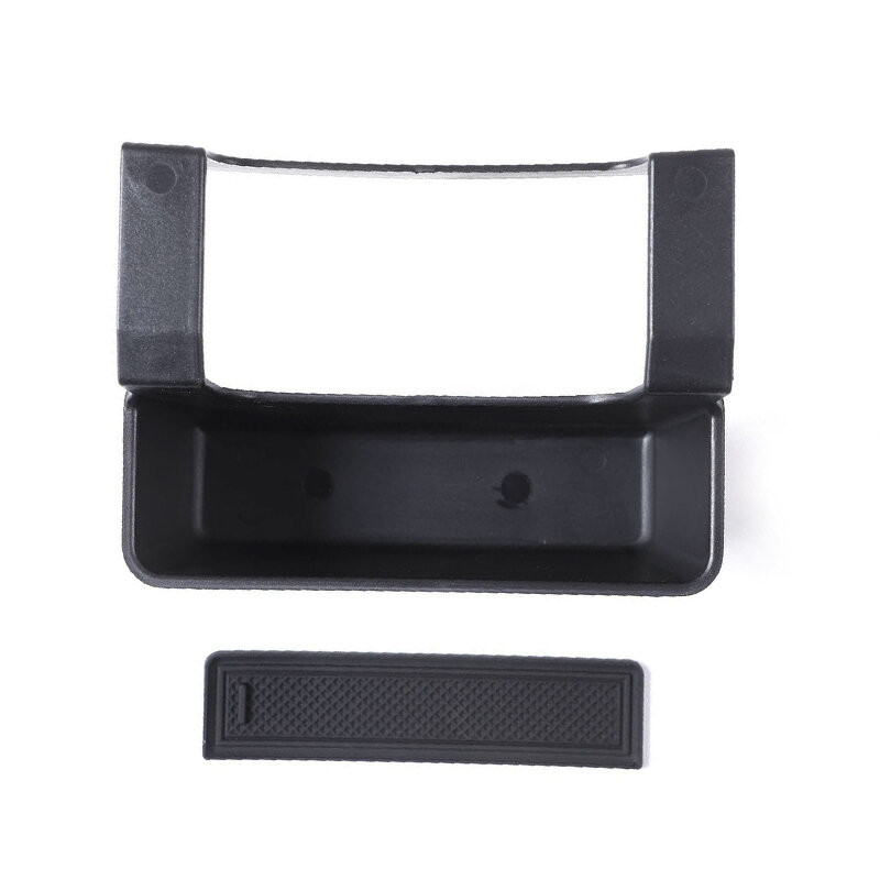 Car Center Console Armrest Front Hanging Storage Box Basket Fit For Ford Maverick 2022-2023 Black Plastic