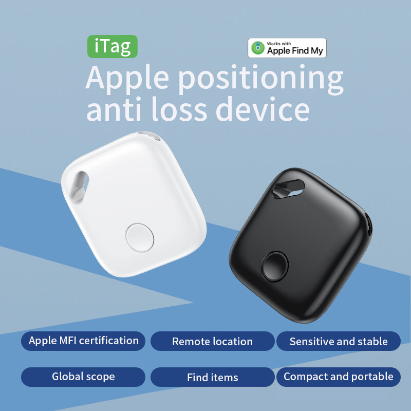Nuevo Find My Locator Mini Tracker dispositivo antipérdida de posicionamiento de Apple para ancianos, niños y mascotas trabaja con Apple Find My