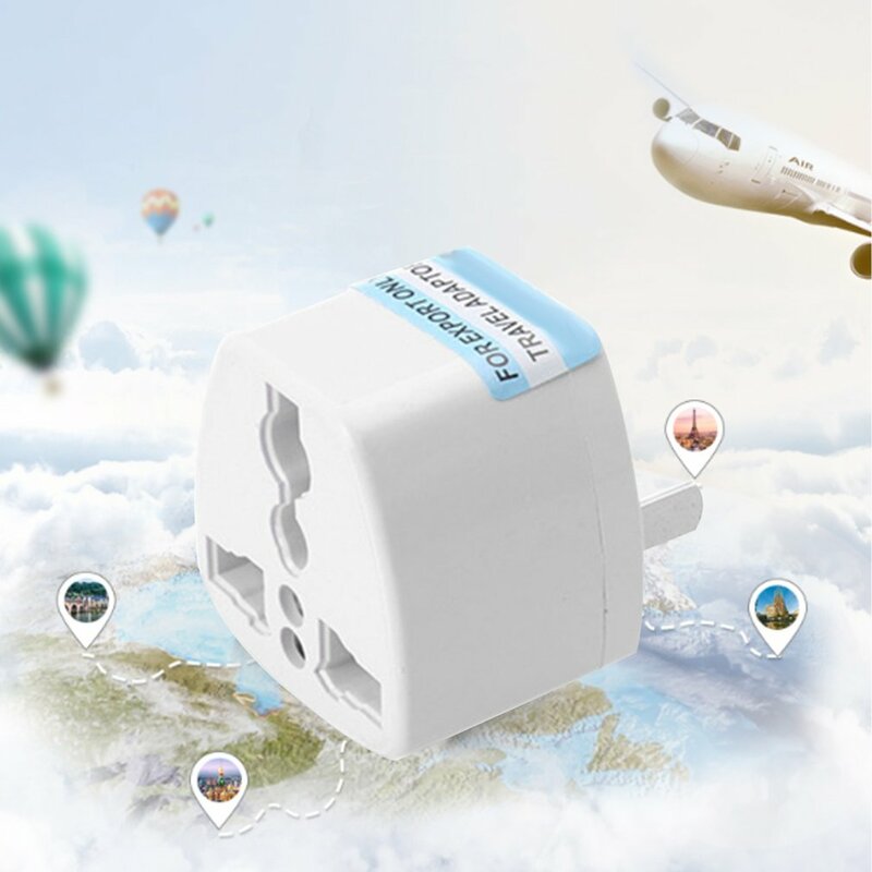 Portable Size Universal US Power Socket Plug Travel Wall AC Power Charger Outlet Adapter Converter Socket White Fast shipping