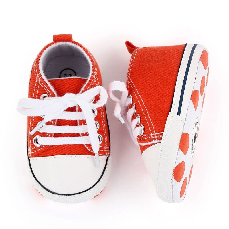 2024 nowość chłopięce dziewczęce buty druk na płótnie pierwszy chodzik dla niemowlęcia antypoślizgowe buty do wstępnej wysyłki