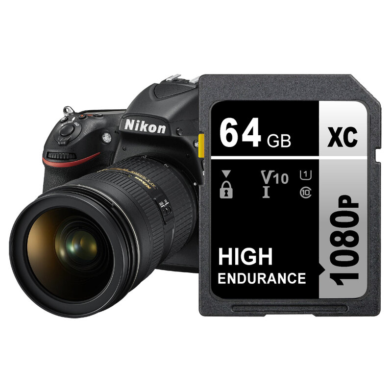 100% PRO Plus SD Card 64GB Memory Card 32GB NEW flash card 128GB 256gb Class 10 U3 For 1080p 3D 4K Video Camera SDXC sd