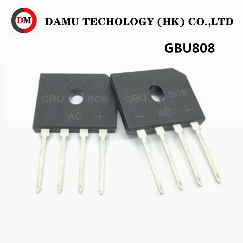 5 шт./лот GBU808 GBU-808 800V 8A мощность диодный мост выпрямителя