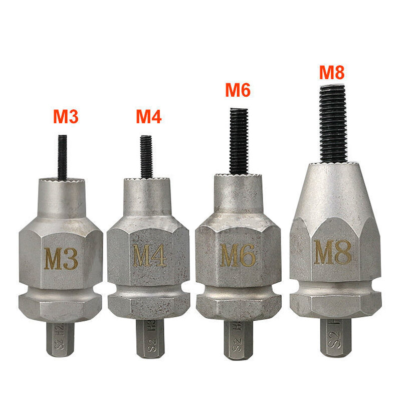 Rivet Nut Tool Riveting Cordless Riveting Drill Electric Adapter Insert Nut Tool For Household Metal Easily Handle Parts M3-m8
