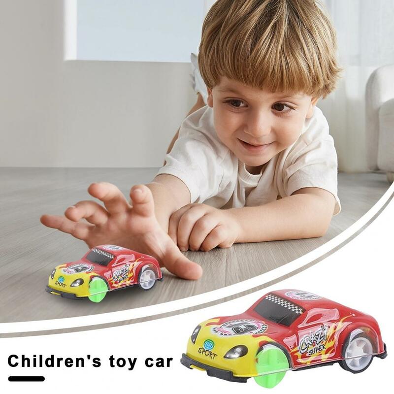 Długa żywotność zestaw zabawek 5 zabawek z samochód z napędem Pull Back z kreskówek na imprezę dla dzieci, nadrukowany wzór zabawka bezwładnościowa samochody zapobiegające spadaniu