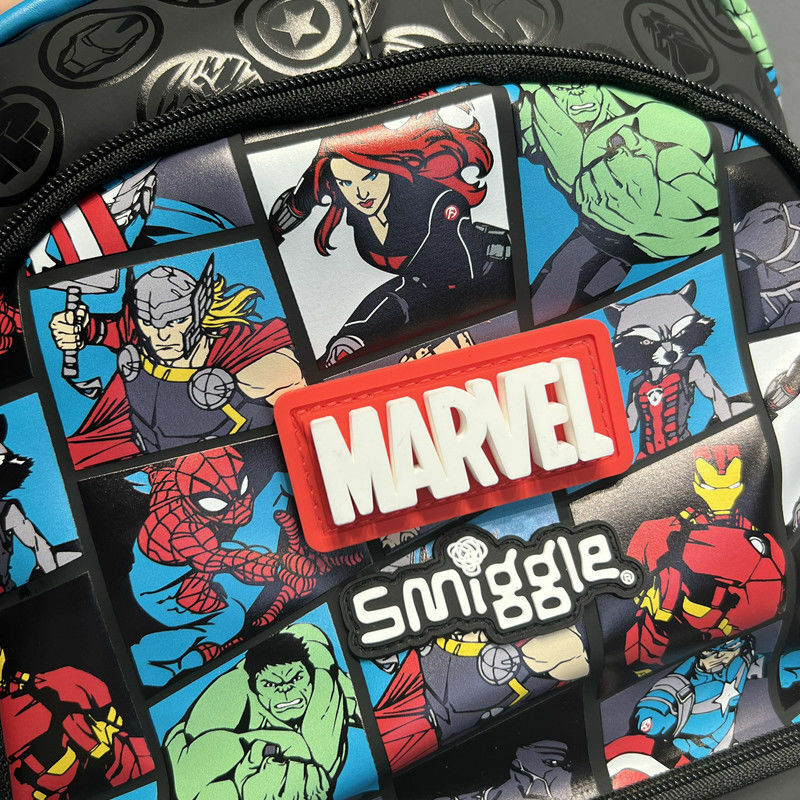MINISO-Cartable Marvel pour enfants, Cartable pour garçons, Smile Hero, Iron Man, Sac à dos étudiant, Disney