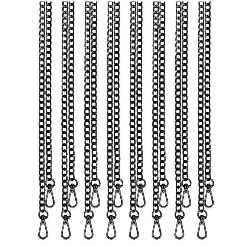 Purse Chain Replacement,8 Pack Wallet Chain Shoulder Bag Chain Handbag Chains DIY Shoulder Body Bag Chain 47 Inch