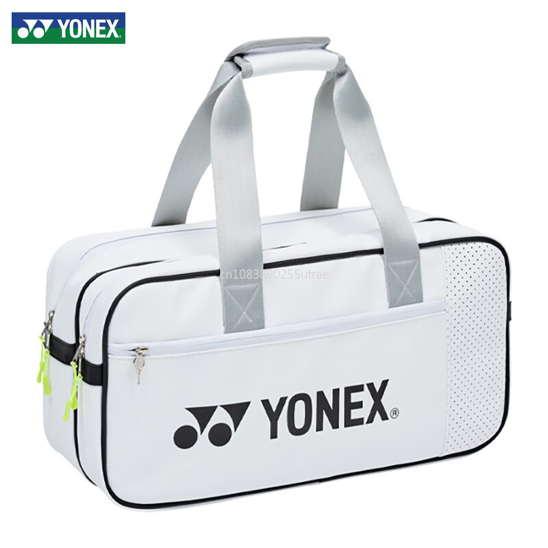 YONEX tas raket bulutangkis, tas raket Badminton baru kualitas tinggi tahan lama dan kapasitas besar, tas olahraga dapat menampung 2-3 raket tenis