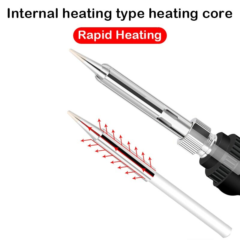 Adjustable Temperature Electric Soldering Iron 110V/220V 60W Solder Iron Professional Tin Welder Heat Pencil Welding Repair Tool