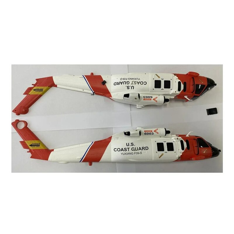 YXZNRC F09-S 2.4G 6CH RC Bagian Helikopter Kanopi