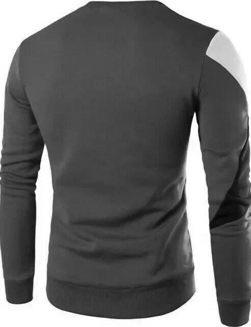 Suéter informal de manga larga para hombre, jersey de cobertura con costuras de Color, novedad de primavera
