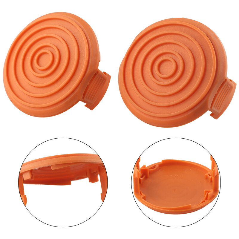 2PCS Trimmer Spool Cap Cover 50019417 For WORX WA0216 Replacement WG105, WG106, WG108, WG109, WG112, WG113, WG117, WG118, WG119