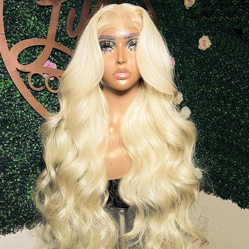 613 Blonde Glueless Wig Go To Wear 13x6 Lace Frontal Human Hair Wig HD Transparent Body Wave 13x4 Lace Front Wig Women Peruvian