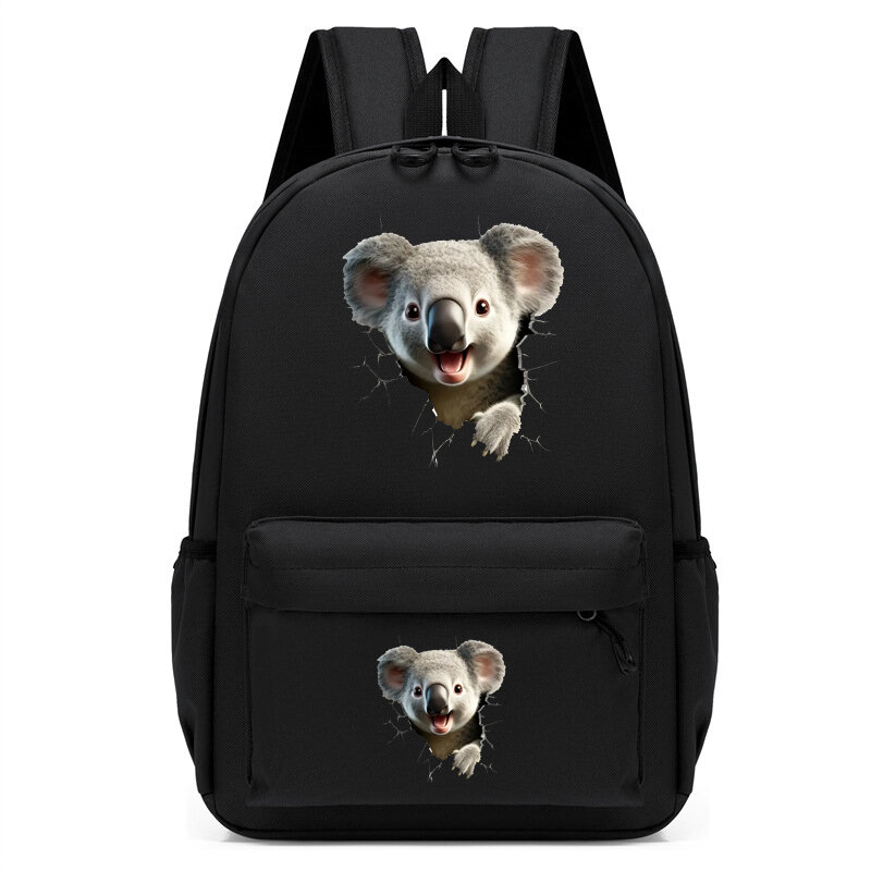 Plecak dla dzieci słodki plecak z nadruk z dziewczyną Koala plecak do przedszkola dzieci kreskówka dziewczyna Anime plecak podróżny dla studentów Mochila